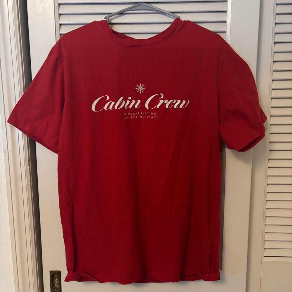 Wondershop Red 'Cabin Crew' Graphic Tee